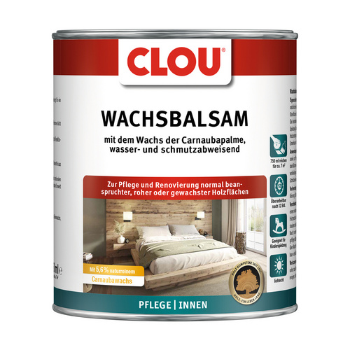 CLOU Holzwachs, 750ml - transparent