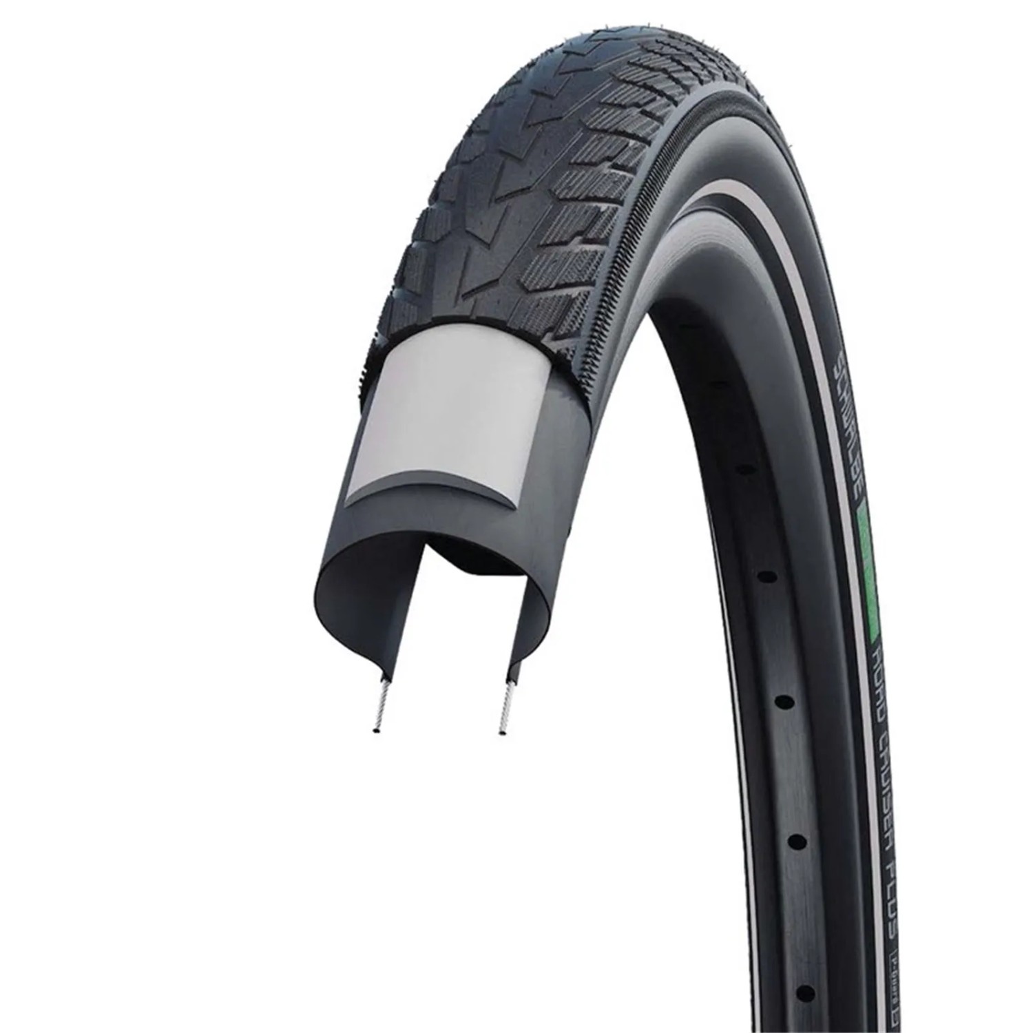 Schwalbe Reifen Road Cruiser Plus HS484 28x2.0050-622 sw-Ref.TSk PG Green Activ