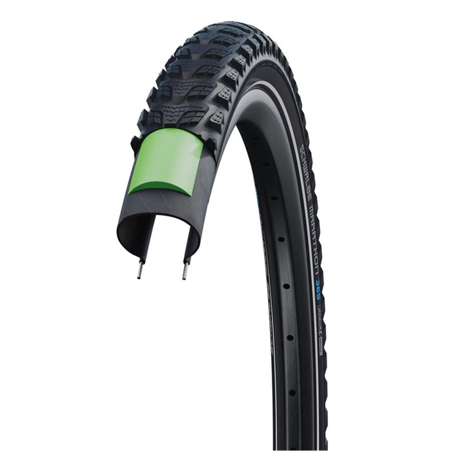 Schwalbe Reifen Marathon 365 HS475 28x2.15 Zoll55-622 sw-Ref.TSkin GG Perf.FS