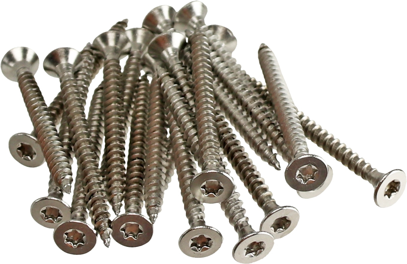 MASTERPROOF Spanplattenschrauben, 60x5,0 mm, Vollgewinde, 20 Stück