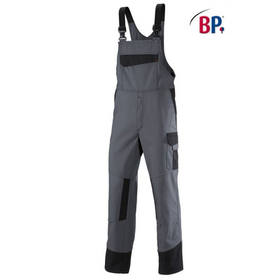 Latzhose 2401 820 dunkelgrau/schwarz, Größe 48n