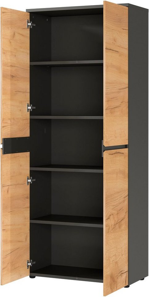 GERMANIA Aktenschrank Lissabon (1-St) mit verstellbaren Einlegeböden und grifflosem Design Bild 3