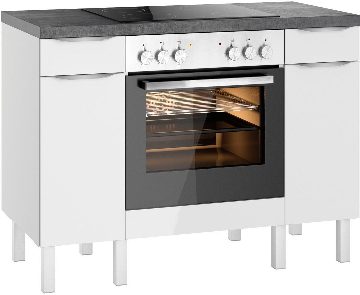 OPTIFIT Küche Lilly2, Breite 120 cm, wahlweise mit E-Geräten Bild 3