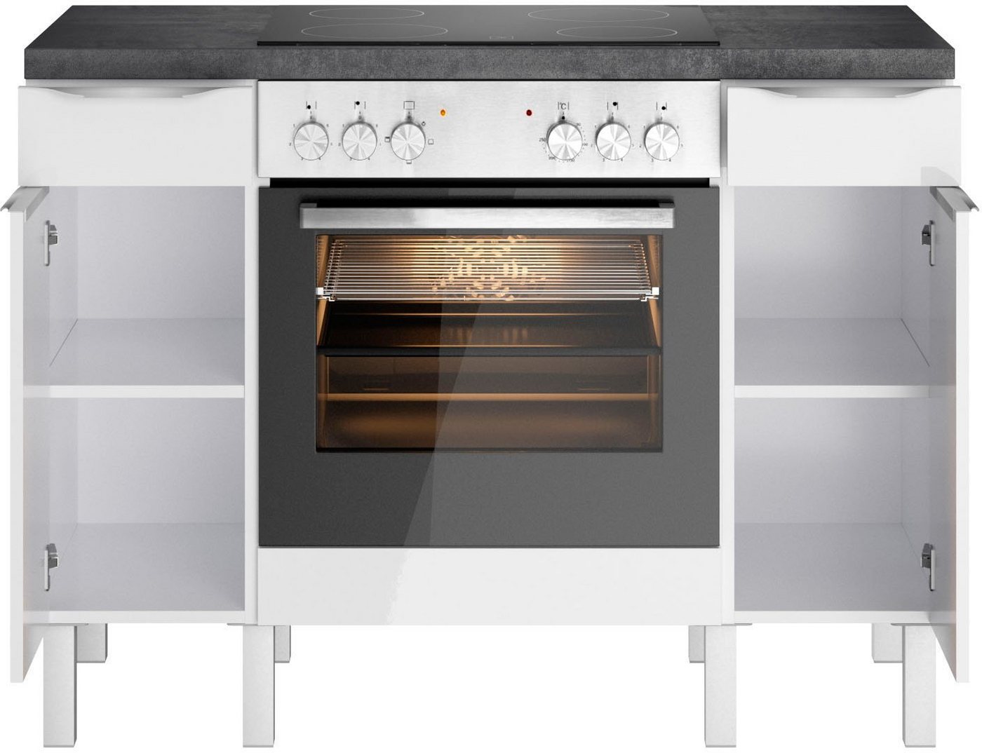 OPTIFIT Küche Lilly2, Breite 120 cm, wahlweise mit E-Geräten Bild 4