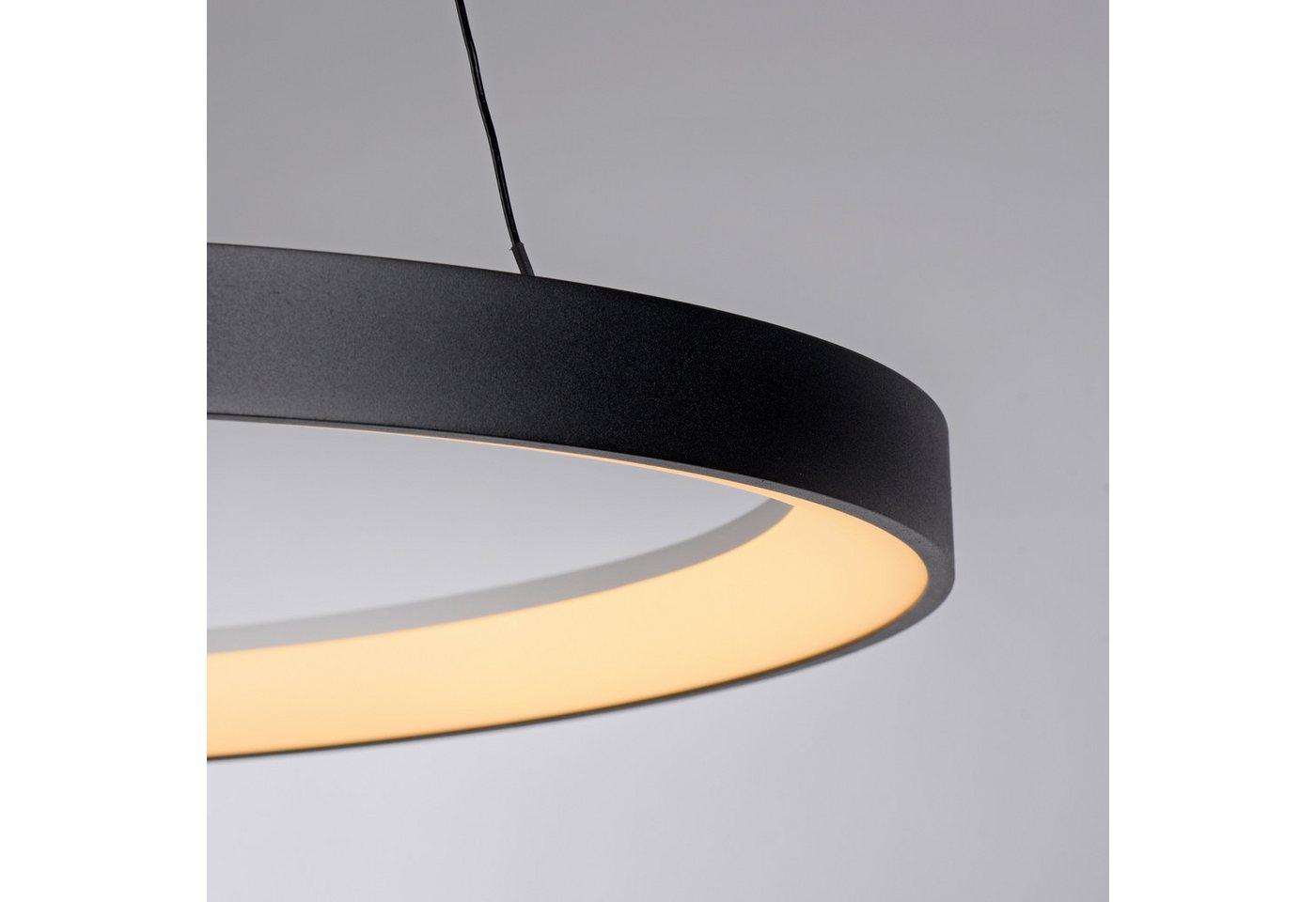 Paul Neuhaus Pendelleuchte HOOP, Dimmfunktion, LED fest integriert, Warmweiß, LED, dimmbar, Simply Dim, Memory, nach Trennung vom Netz, Comfort Lift Bild 4