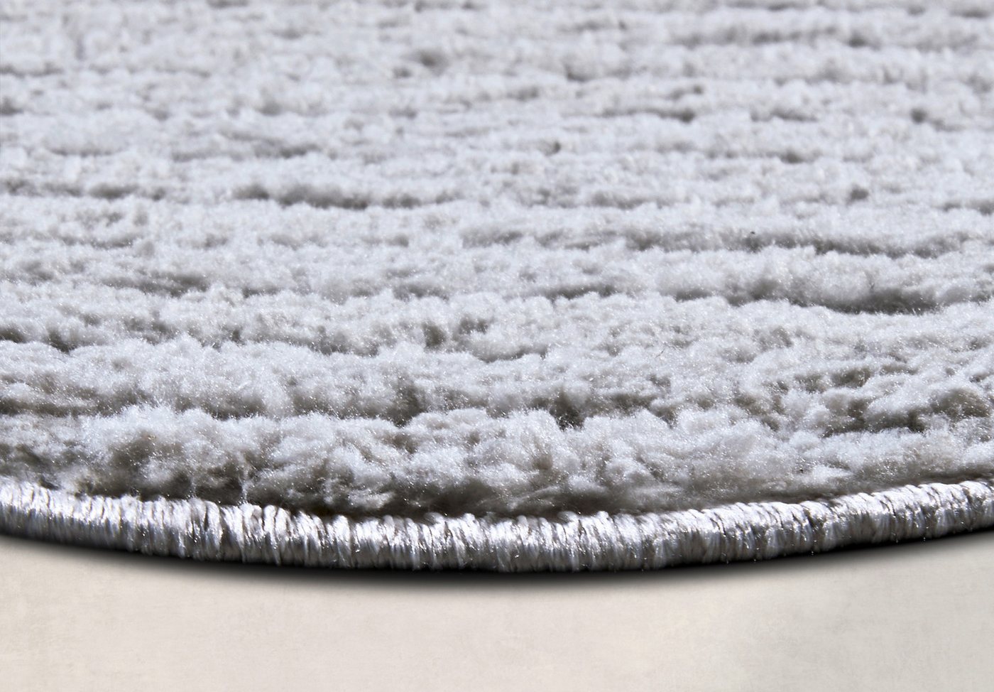 ELLE DECORATION Designteppich Cosy Panglao, auch als Rundteppich erhältlich, rund, Höhe: 14 mm, uni Kurzflor, Hoch Tief Struktur, modern, Skandi, Boho, Wohnzimmer Bild 5