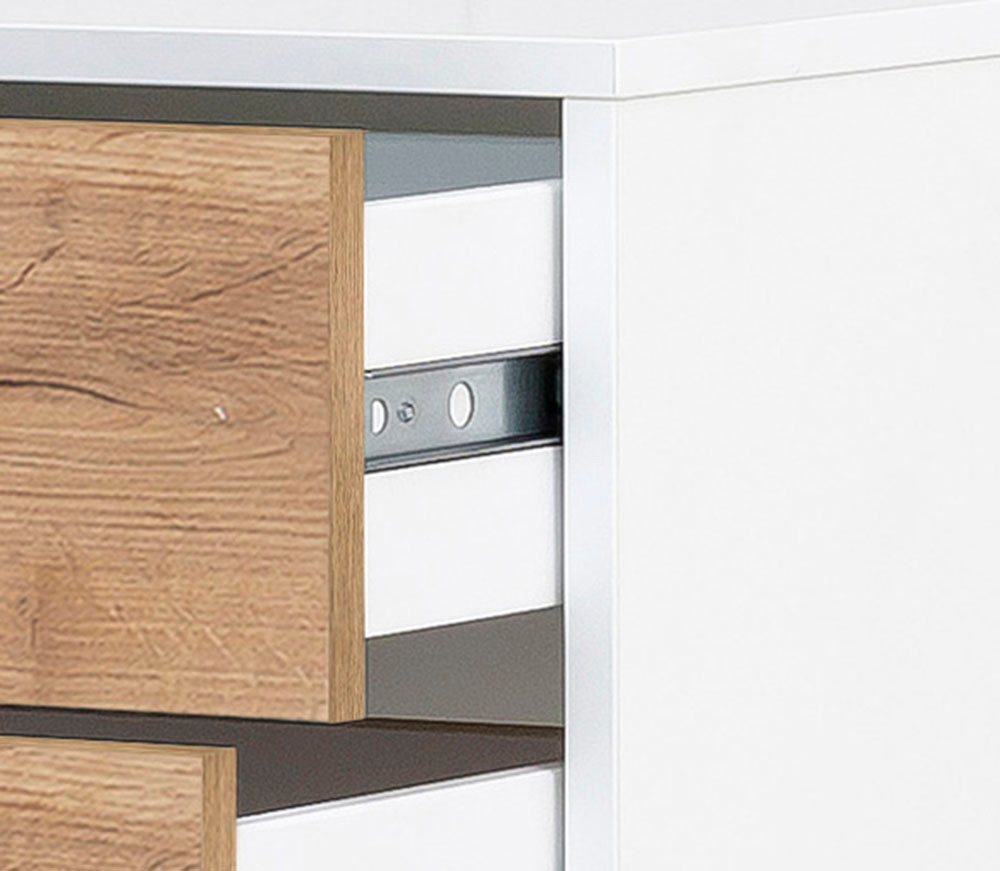 welltime Waschbeckenunterschrank Kimi, Breite 65,3 cm (1-St) Solide Verarbeitung - Dieses Produkt ist in Deutschland gefertigt Bild 3