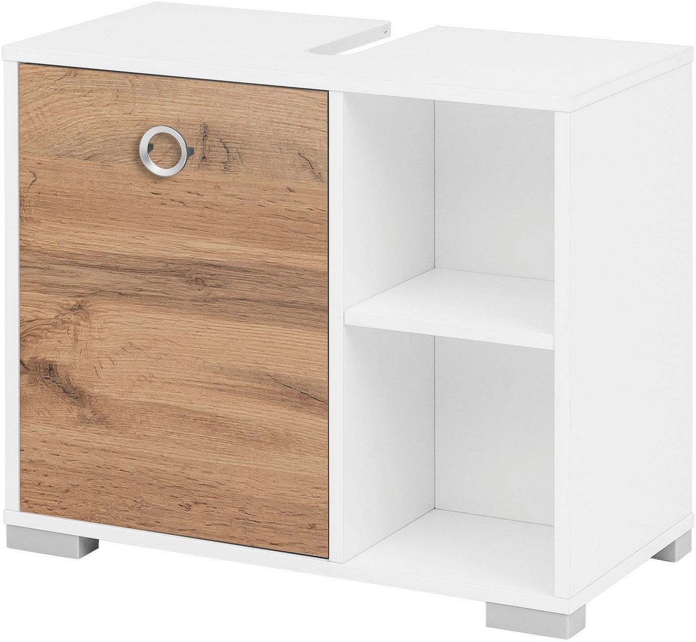 welltime Waschbeckenunterschrank Kimi, Breite 65,3 cm (1-St) Solide Verarbeitung - Dieses Produkt ist in Deutschland gefertigt Bild 4