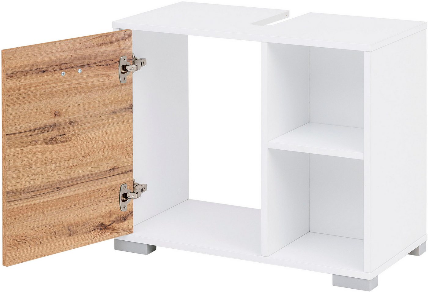 welltime Waschbeckenunterschrank Kimi, Breite 65,3 cm (1-St) Solide Verarbeitung - Dieses Produkt ist in Deutschland gefertigt Bild 5