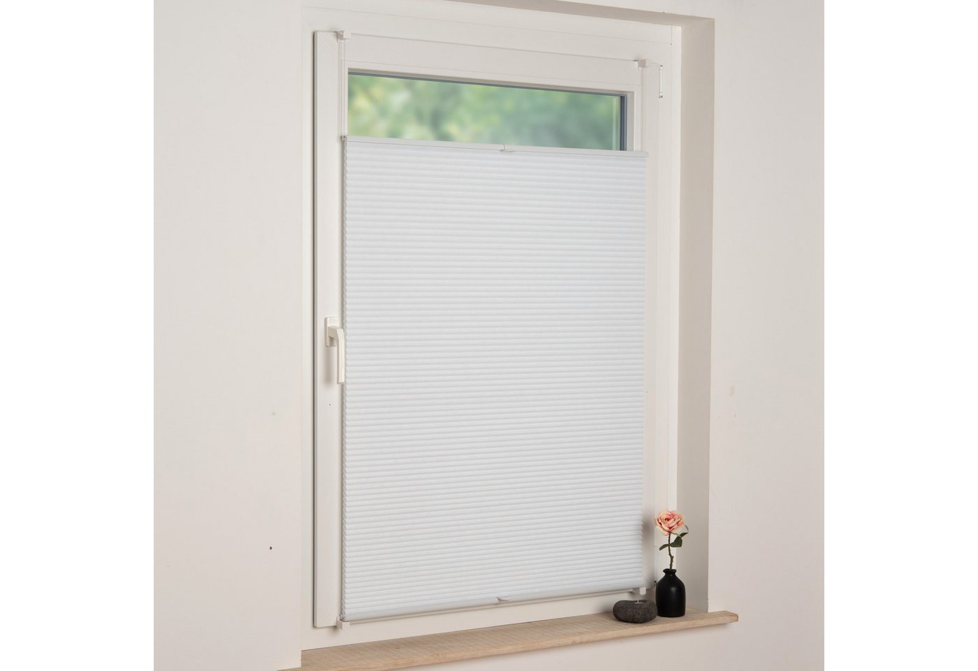 Liedeco Wabenplissee Liedeco® Wabenplissee – Tageslichtqualität, blickdicht, Lichtschutz, Klemmfix, Tageslichdurchlässig, blickdicht, Einfache Montage ohne Bohren Bild 4