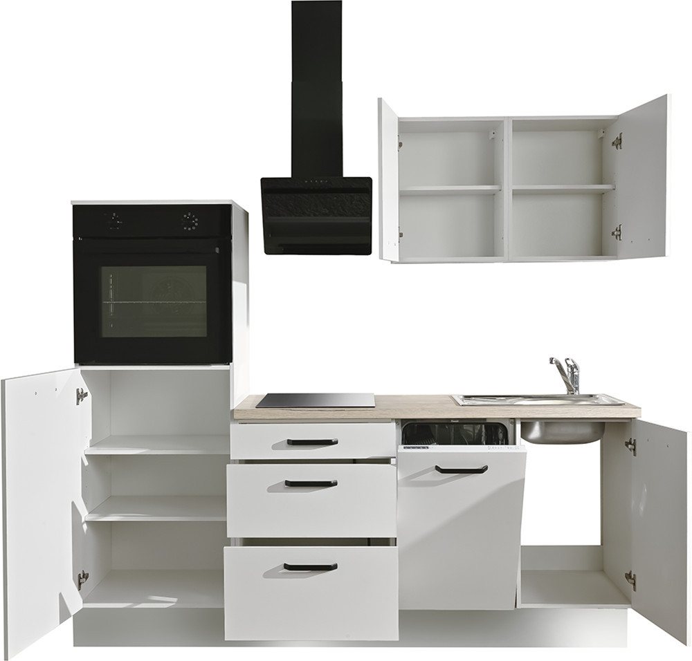 wiho Küchen Küchenzeile Compact, Breite 210cm, wahlweise mit Geräten (ohne Kühlschrank) Bild 5