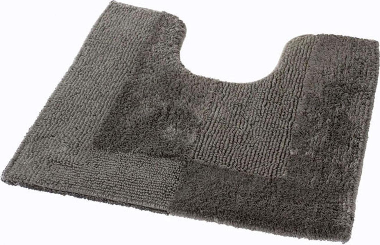 Kleine Wolke Badematte Havanna, Badvorleger, Badezimmer Teppich, Höhe 16 mm, fußbodenheizungsgeeignet, Baumwolle, rechteckig, Badteppich, Uni Farben, Hoch-Tief Effekt, mit Bordüre Bild 5