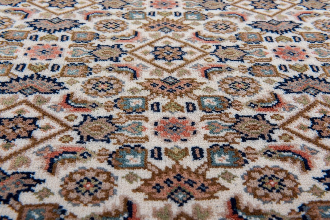 THEKO Orientteppich Benares Herati, rechteckig, Höhe: 12 mm, reine Wolle, handgeknüpft, mit Fransen Bild 5