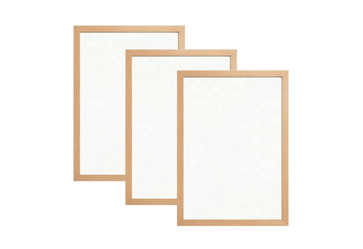 Licht-Erlebnisse Bilderrahmen-Set BILDERRAHMEN, (1 St), 3 Stück DIN A3 45 x 32,5 cm Holz Kunststoff bruchsicher Wand Bild 4
