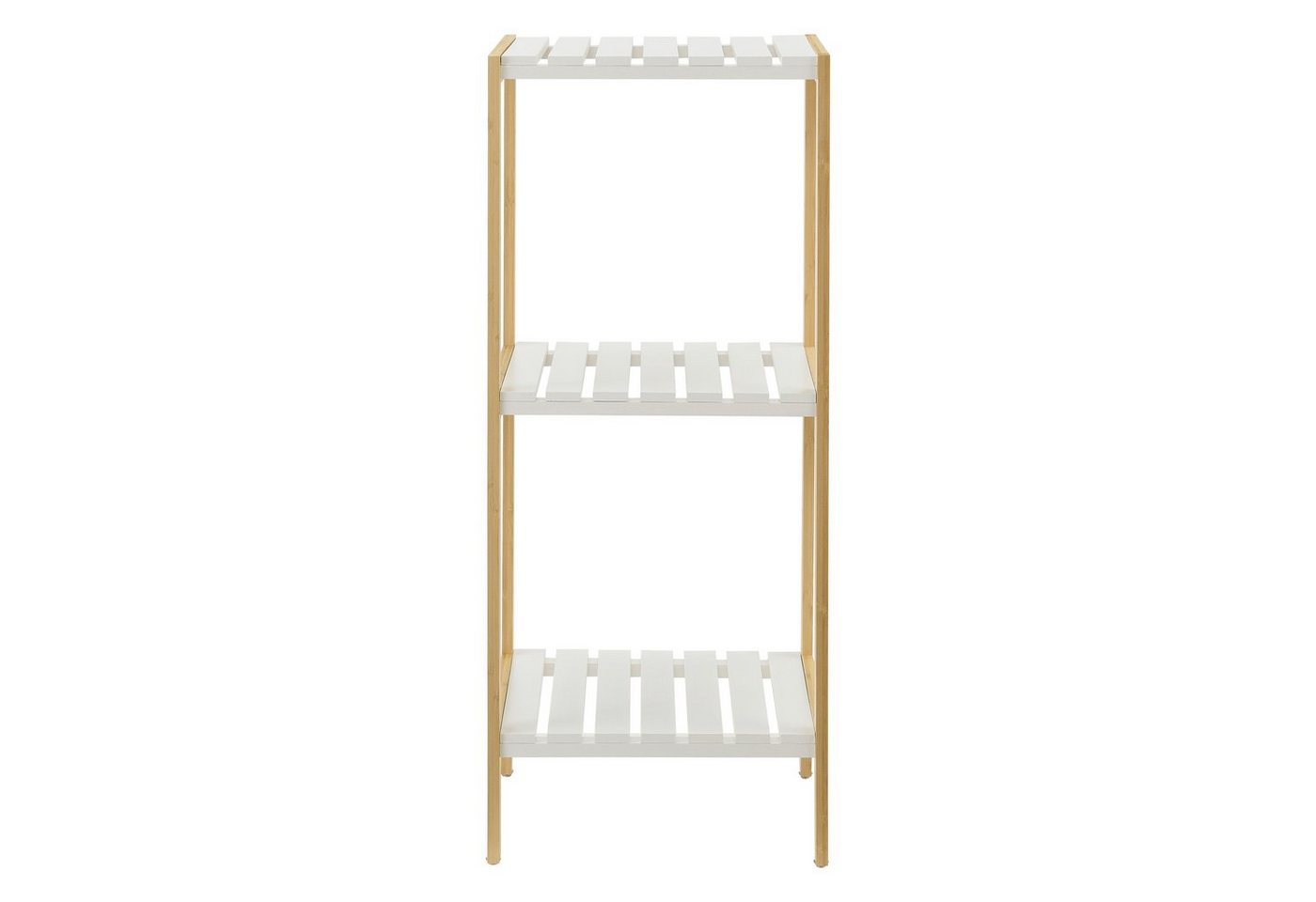 en.casa Standregal, Balsfjord Bambusregal 33x34x80cm, 3 Ablagen