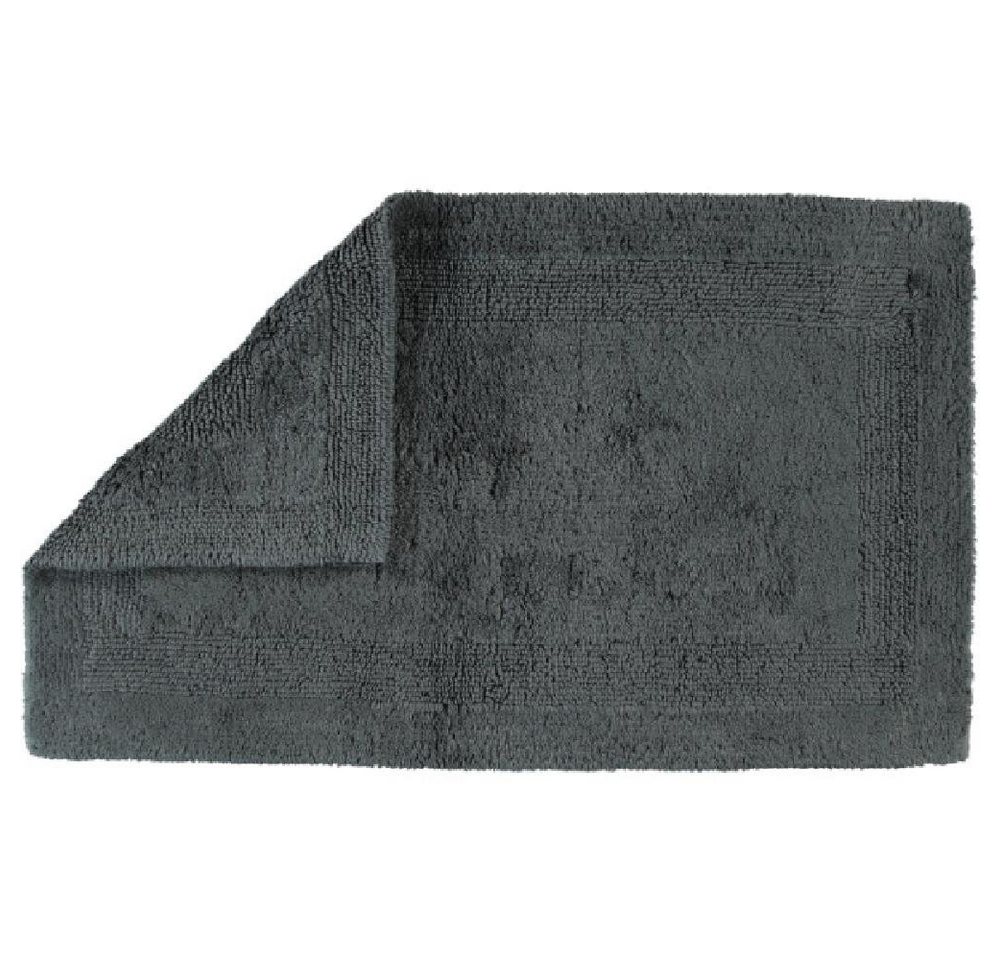 Cawö Badematte Wende-Badteppich Luxus Uni Anthrazit (70x120cm) Bild 2