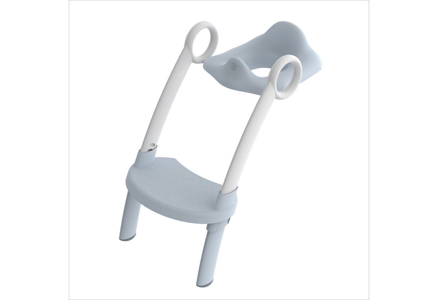 Rotho Babydesign Toilettentrainer TOP XTRA WC-Hilfe für Kinder– 2-in-1 WC-Sitz mit Leiter, Ergonomischer Lehne, höhenverstellbar & klappbar mit Griffen Bild 5