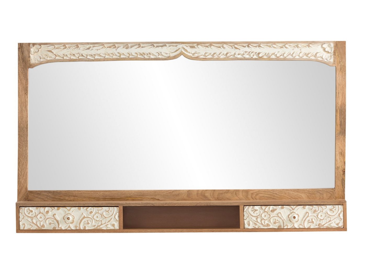 massivum Badspiegel Spiegel Delhi 130cm Mango (1-St)