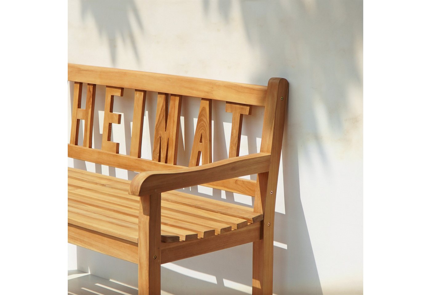 Garden Pleasure Gartenbank Gartenbank HEIMAT 2-Sitzer aus Teak Wetterfest & Langlebig Bild 3