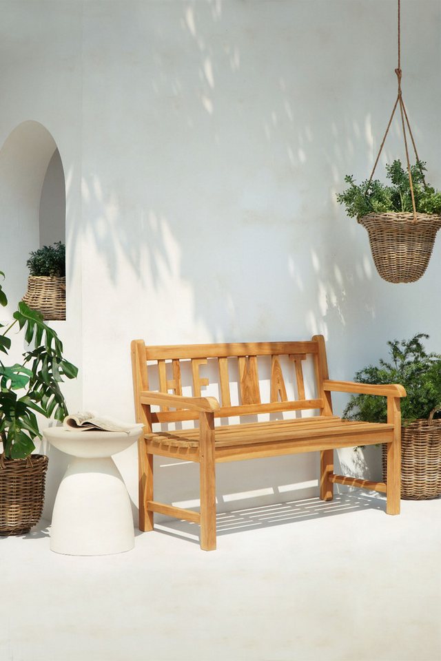Garden Pleasure Gartenbank Gartenbank HEIMAT 2-Sitzer aus Teak Wetterfest & Langlebig Bild 4