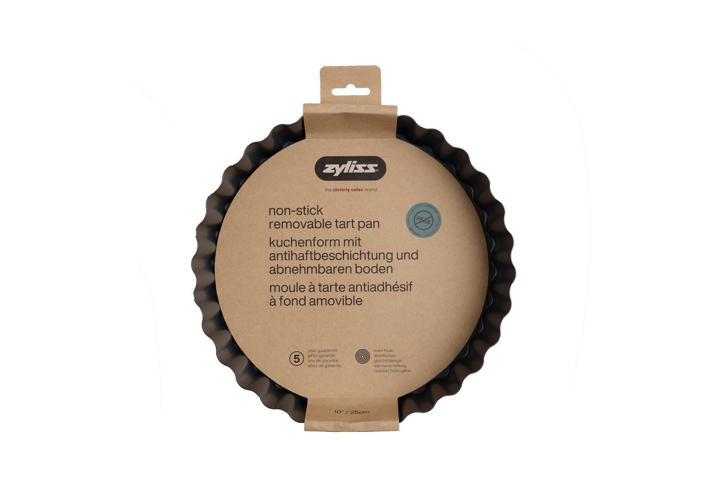 zyliss Tarteform Antihaft, mit herausnehmbarem Hebeboden