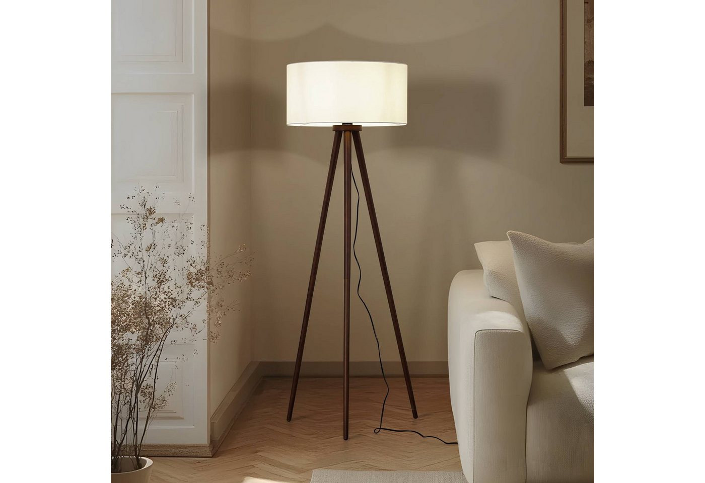 Lindby Stehlampe Charlia, IP20, 1 x 15 W LED Bild 4