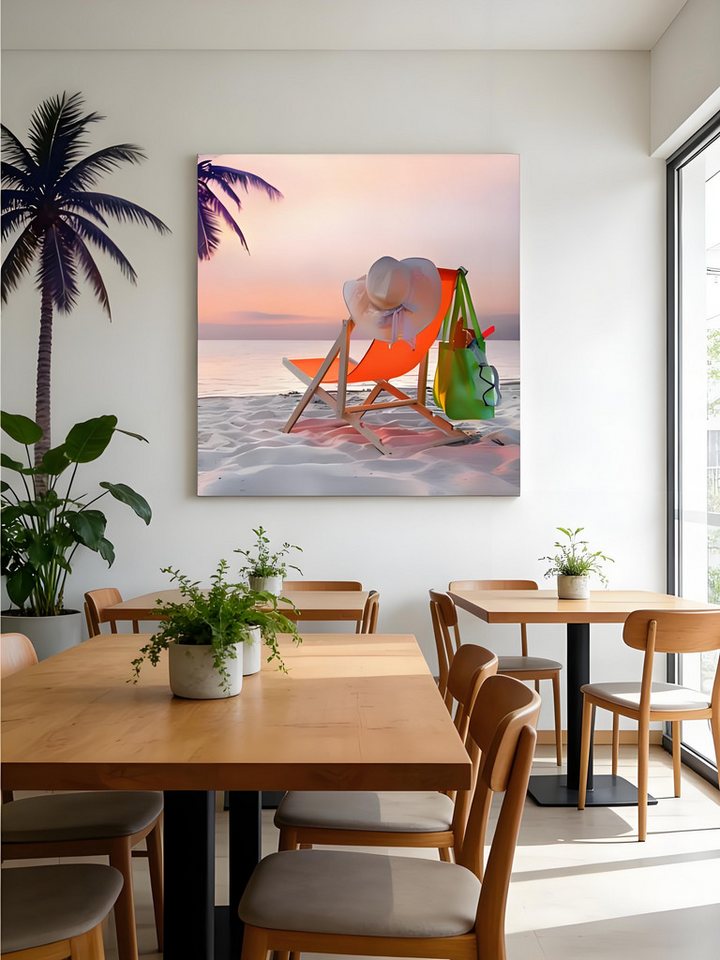 Luckice Bild mit Rahmen Wandbilder 30x40 cm Wohnzimmer Wanddeko Schlafzimmer, (Zimmerdeko Wandgemälde Zimmer Deko auf Wand Dekoration Wall Art Aquarell - Blumen - Kunst - Modern Wohnzimmer Aesthetic Room Decor Deko Zimmer) Bild 5