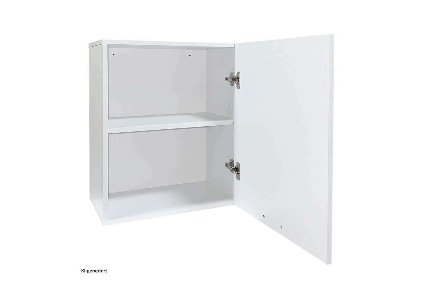 HTI-Living Hängeschrank Küchenhängeschrank Jenna Weiß 50 cm (1 Stück, 1-St., 1 Küchenhängeschrank) Modular erweiterbar, modernes Design, 2 Schrankfächer