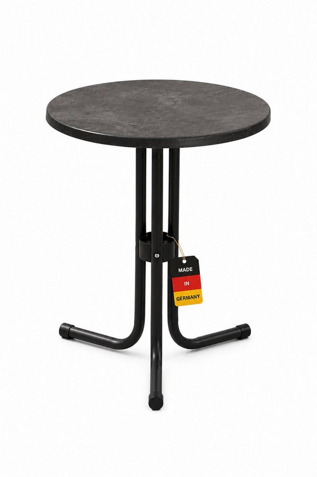 Gardissimo Gartentisch 60 cm rund Bistrotisch breit Made in Germany (Spar-Set, 1-St., 1 Tisch), kratzfest / wetterfest / pflegeleicht Bild 5
