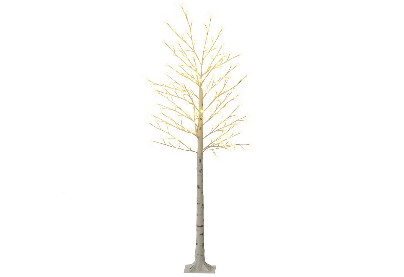 HOMCOM LED Baum Kunstbaum, Kirschbaum mit 180 LEDs, 3 Helligkeitsstufen, Osterdeko, Warmweiße LED-Lichter, LED, Warmweiß, Vorbeleuchtete Design Bild 4