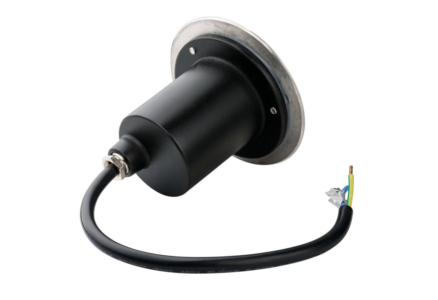 GTV LED Gartenleuchte LED Einbau Bodenleuchte Bodenspot Bodenstrahler Edelstahl Rund mit, Bodenleuchte Edelstahl 2000KG belastbar IP67 230 Volt mit GU10 Bild 5