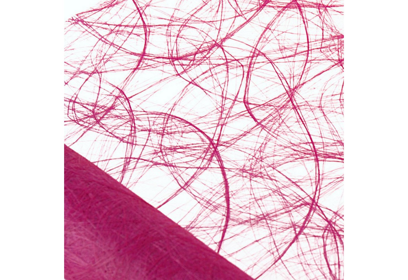 Deko AS Tischläufer Sizoweb Tischband Wellenschnitt pink ca. 25 cm Rolle 25 Meter 64W 019 (1-tlg, 1 Rolle Tischläufer), Strapazierfähig