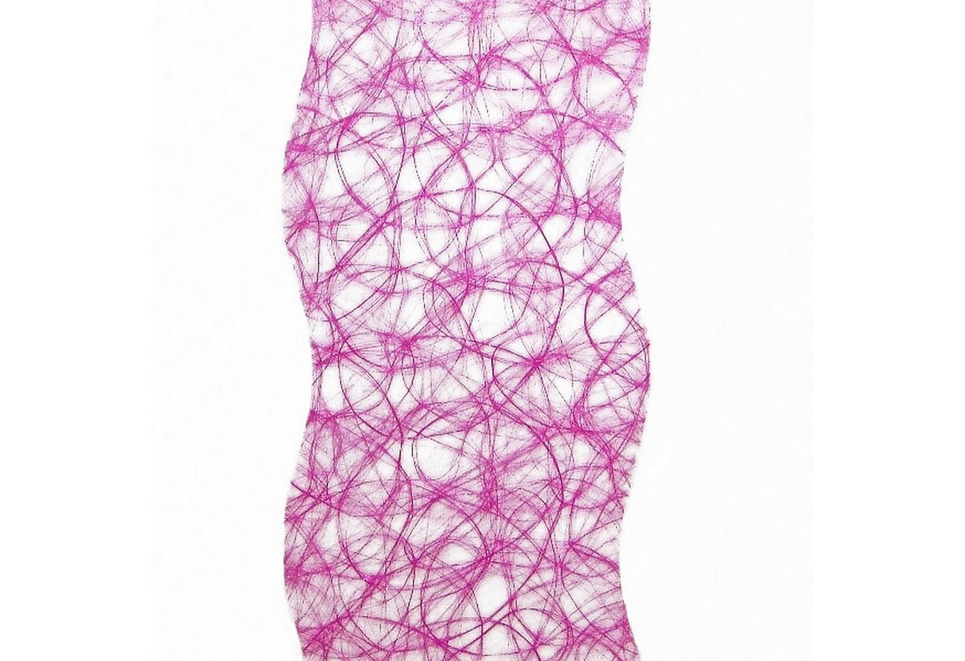 Deko AS Tischläufer Sizoweb Tischband Wellenschnitt pink ca. 25 cm Rolle 25 Meter 64W 019 (1-tlg, 1 Rolle Tischläufer), Strapazierfähig Bild 2