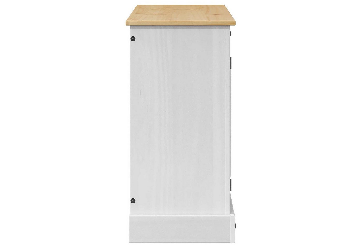 vidaXL Aquariumunterschrank Aquariumständer CORONA Weiß und Braun 81,5 x 37 x 73 cm 250 kg (1-St) Bild 5