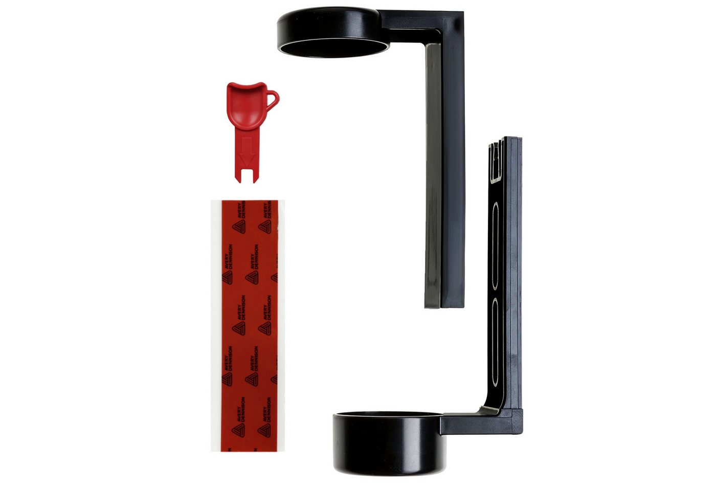 Sarcia.eu Duschablage Schwarzer Wandhalter für Flaschen, Seife, Gel, Hotelspender Bild 4