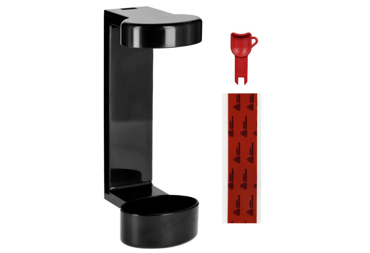 Sarcia.eu Duschablage Schwarzer Wandhalter für Flaschen, Seife, Gel, Hotelspender Bild 5