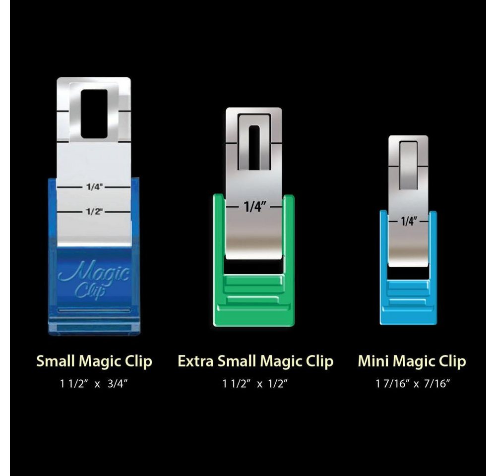 Taylor Seville Stoffklammern - Magic Clips Big (6er Pack) übernähbar, (Packung) Bild 3