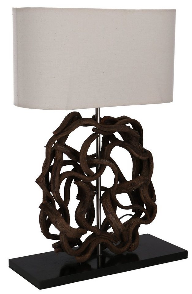 Guru-Shop Tischleuchte Tischlampe, handgemacht aus Naturmaterial -.., Leuchtmittel nicht inklusive Bild 2