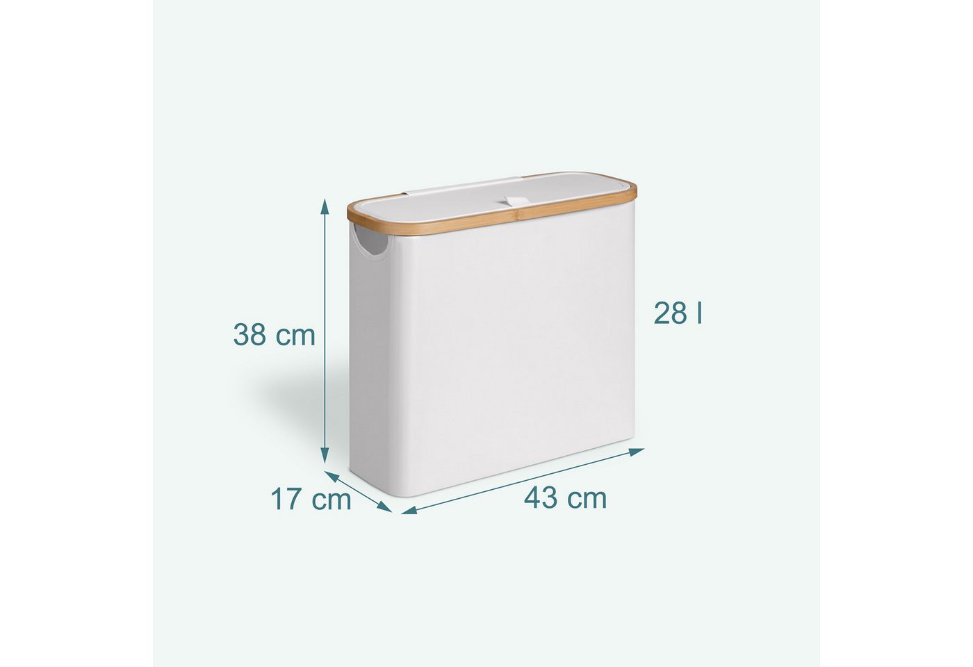 relaxdays Toiletten-Ersatzrollenhalter Toilettenpapier Aufbewahrung 12 Rollen, weiß Bild 5