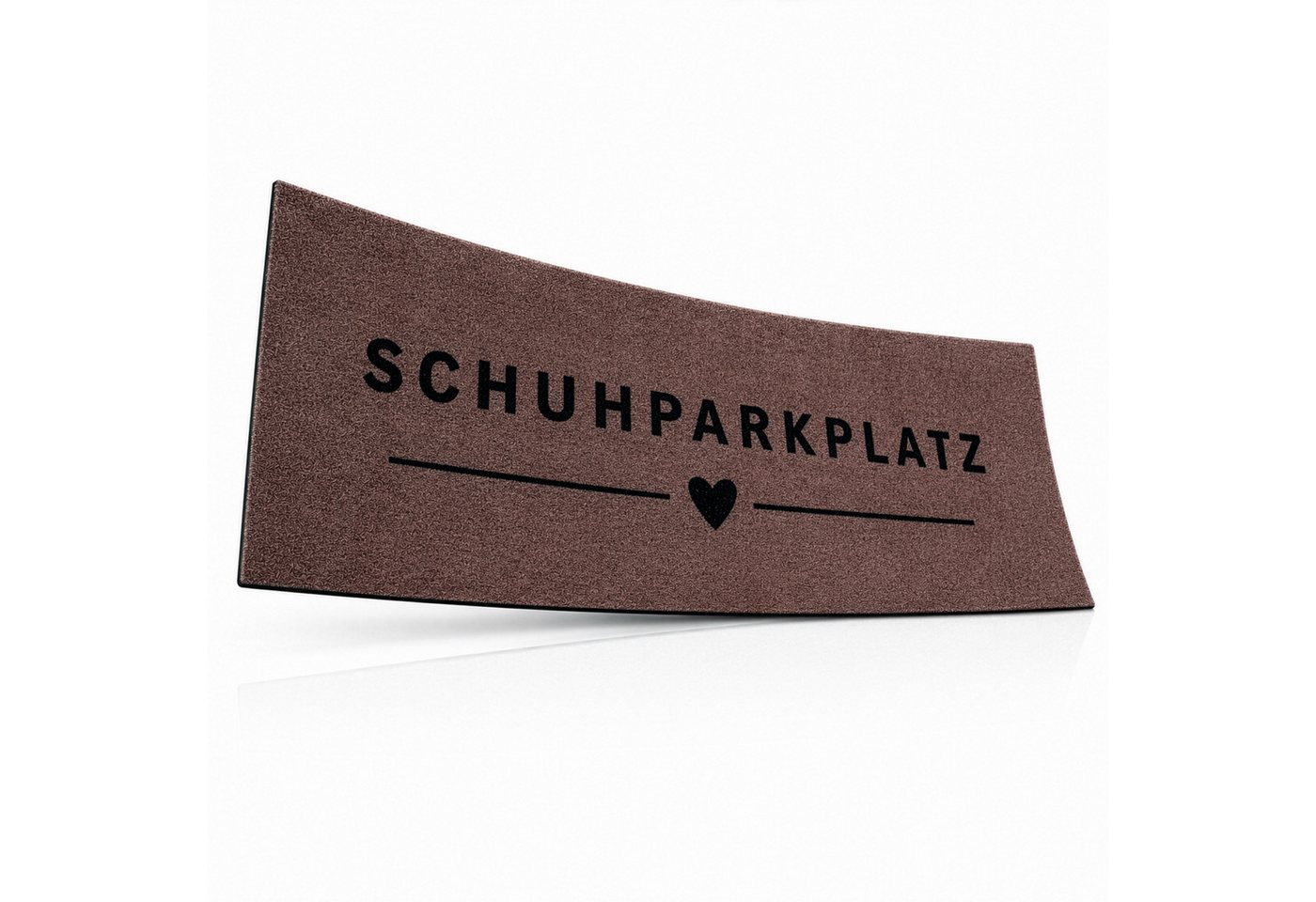 Kubus Fußmatte Domo, Schuhmatte mit Schuhparkplatz, waschbar, TPE-Rücken, Waschbare Schuhmatte mit Schuhparkplatz für bis zu 4 Paar