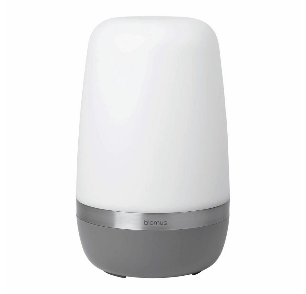 blomus LED Außen-Tischleuchte Spirit Large Warm Grey, USB-Ladefunktion, LED fest integriert