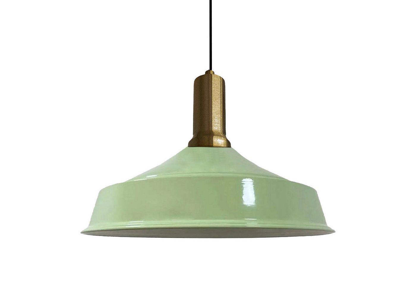 Bamyum Pendelleuchte Hängelampe AsletlEF Ø40 cm, Pendelleuchte Vintage, E27 Lampe, ohne Leuchtmittel, E27, Dimmbar, Einstellbare Kabellänge