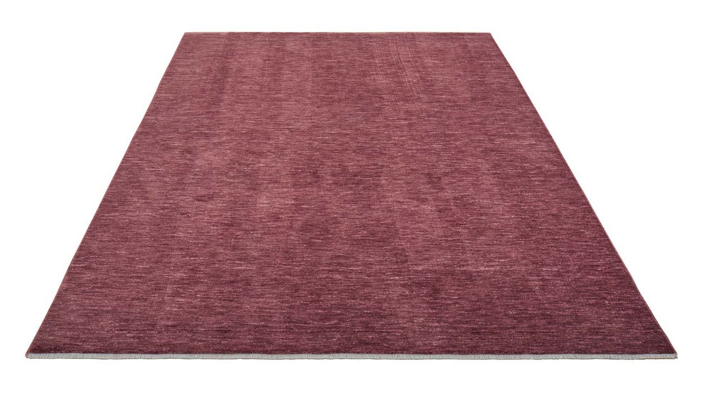 TaraCarpet Teppich Tara Carpet Luna einfarbig, Vintage, strapazierfähig und edel, rechteckig, Höhe: 8 mm, Wohnzimmer, Schlafzimmer, Esszimmer, Flur rot 080x150 Bild 5