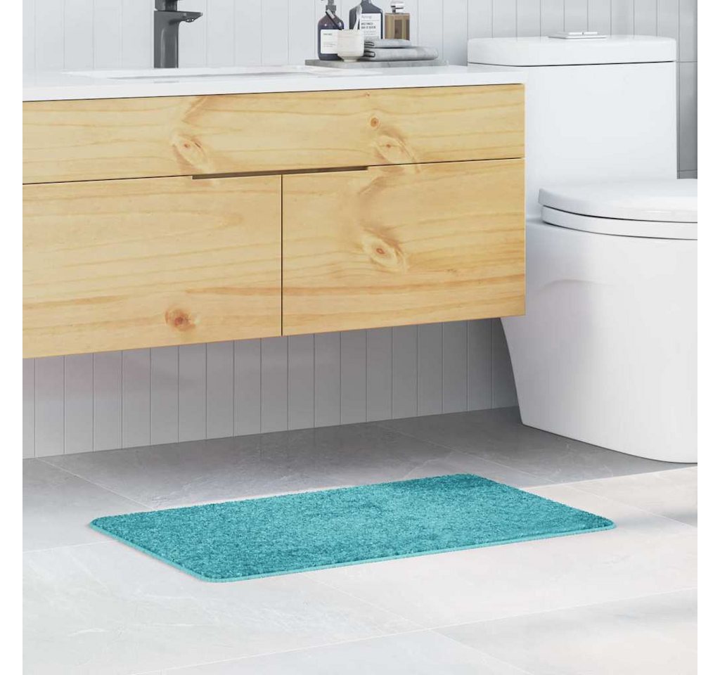 vidaXL Badematte Rutschfeste Badmatte Türkis 50 x 80 cm PP, Höhe 0.2 mm, Polypropylen Bild 3