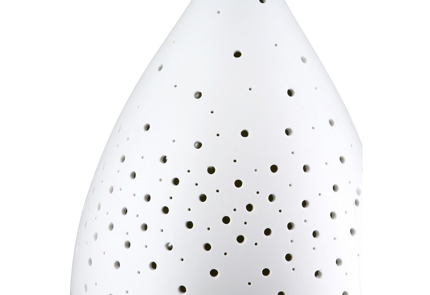 GILDE Tischleuchte GALAXY Leuchte - weiß - Porzellan - Höhe 33,5cm x Ø 18,5cm - Dekolampe, Tischlampe - Schreibtischlampe - Nachttischlampe Bild 3