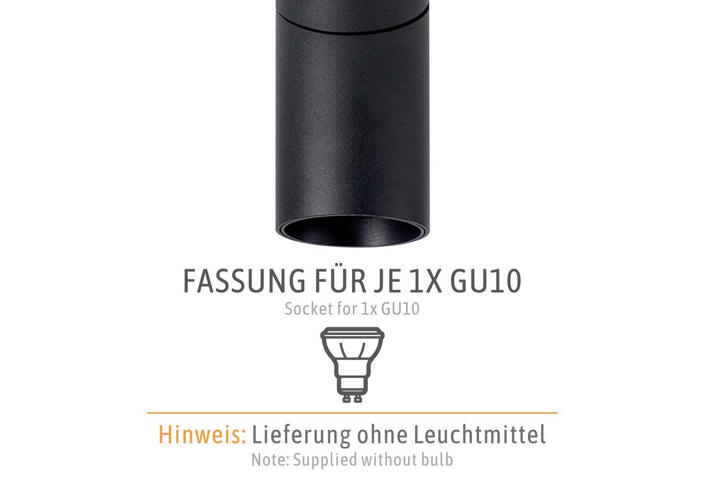SSC-LUXon Aufbauleuchte Schwenkbare Aufbauleuchte TOBI-L in schwarz fuer Decken & Waende Bild 3