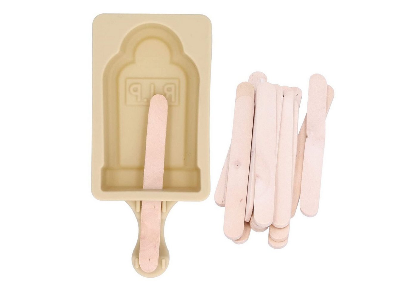 Metamorph Eisform Grabstein Silikonform für Eis am Stiel, Diese Grabstein Silikonform ist perfekt dafür geeignet Eis am Stiel z Bild 4