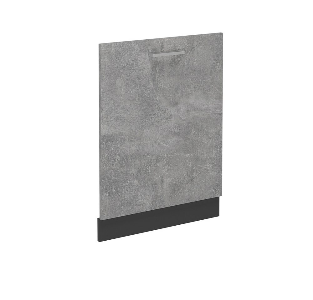 Vicco Frontblende R-Line, Beton/Anthrazit, 60 cm ohne Arbeitsplatte (1 St)
