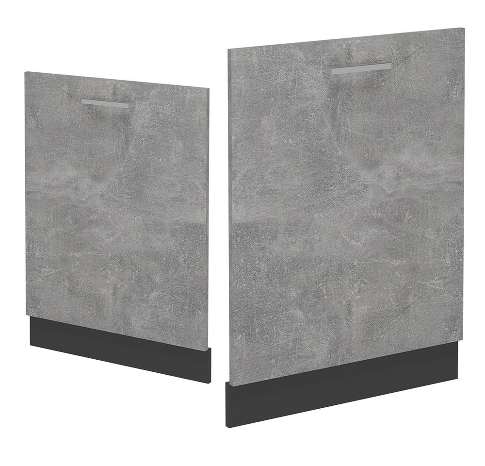 Vicco Frontblende R-Line, Beton/Anthrazit, 60 cm ohne Arbeitsplatte (1 St) Bild 3