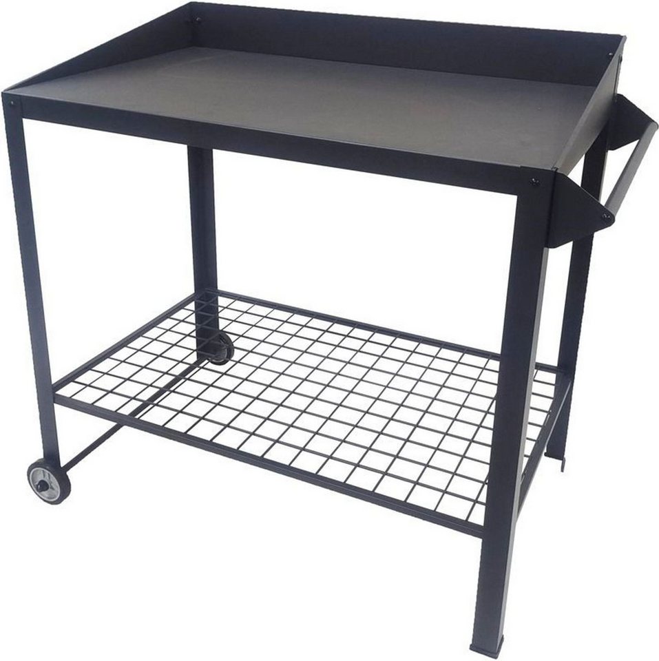 Gravidus Pflanztisch Mobiler Pflanztisch DIANA aus Stahl, rollbar und robust für den Garten Bild 4